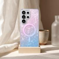 Funda Magnética De Carga Inalámbrica Gradient Dreamy Ocean Shell Para Samsung Galaxy S26 S25 S24 FE Ultra plus Cubierta Transparente Antisuciedad Anti-Rasguños - details 10