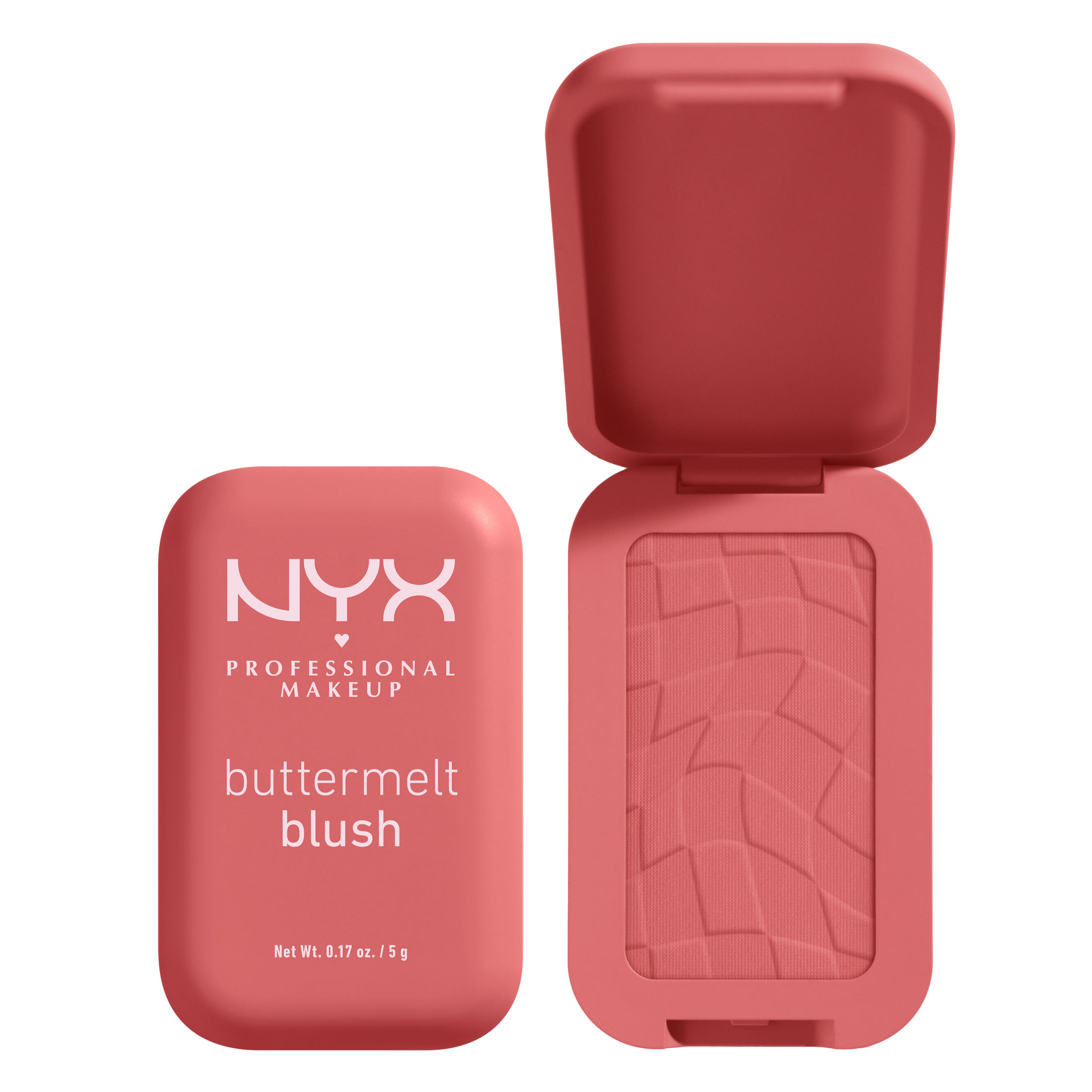 NYX Professional Makeup | Buttermelt Blush, Colorete en polvo, 12 horas de duración, resistente a la decoloración y a la transferencia, tono 06 For the Butta, 1 unidad