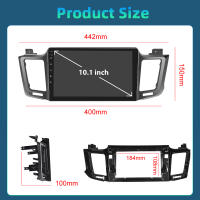 Podofo Radio de coche Android 2 Din para Toyota Rav4 2013 2014 2015 2016 2017 2018 2019 Carplay 8+128GB AI Voice WIFI+4G DSP GPS Navegación Multimedia Reproductor de Video - details 20