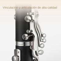 Miwayer Clarinete De Madera Bakelite Profesional Con 17 Teclas Y Viento Musical Instrumento De Viento Tenor Con Caja Y Regalito - details 9