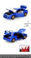 Coche De Deportes Subaru Impreza JKM 1:32 En Miniatura De Aleación Con Sonido Y Luz Vehículo Diecast Metal Juguete Para Niños - details 3