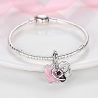 Colgante De Gato Luna Estrella En Plata Para Mujer Pendiente De Earphone Dangle Joyería De Moda DIY Regalo Bangle Bracelet Fit - details 22