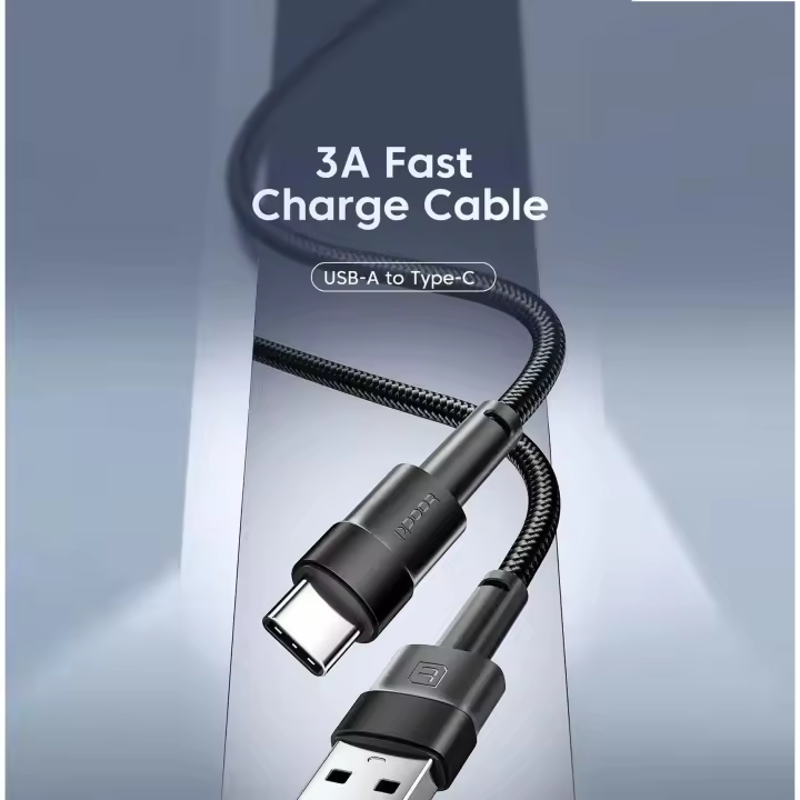 Cable USB tipo C de carga rápida, Cable de datos para Realme, Xiaomi, Samsung, iPad, Samsung, 1m, 2 m 3.0 - 1