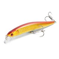 Señuelo De Pesca Flotante Minnow 1/2pcs Con Ojos 3D Crankbait Wobblers Artificial Plástico Duro Para Bass Pike Jerkbait Equipamiento De Pesca - details 9