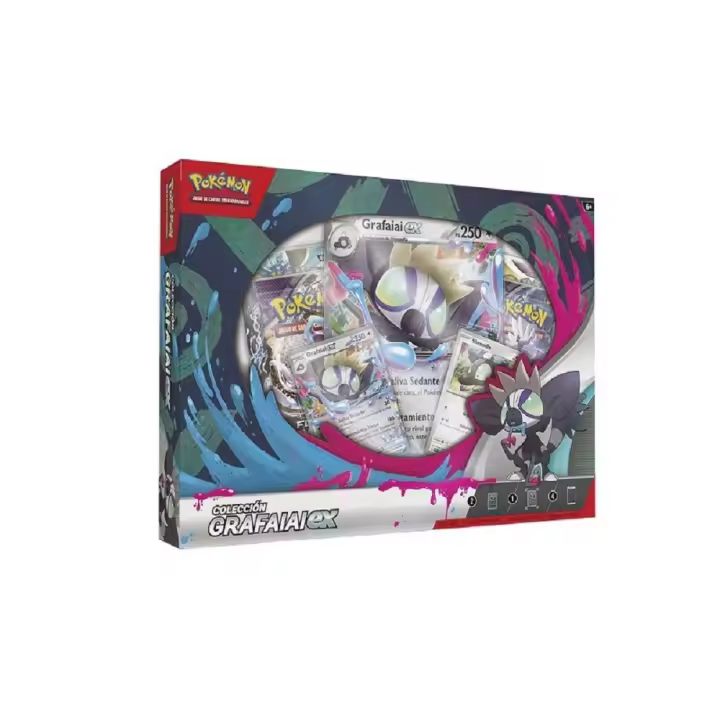 Pokemon Colección Grafaiai EX - Juegos de Cartas Originales Español con Cartas Holográficas Exclusivas - 1