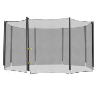 HOMCOM Red de Seguridad Pared Protectora Cama Elastica trampolín Redonda - details 0