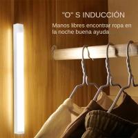 Lámpara De Noche LED Recargable Con Sensor De Movimiento Para Armario Cocina Cama Luz Inductora Sin Cable De 50cm Con Batería Lithium Metal - details 5