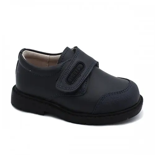 Bubble Kids - Zapatos Colegiales Niño 2091 con velcro - 1