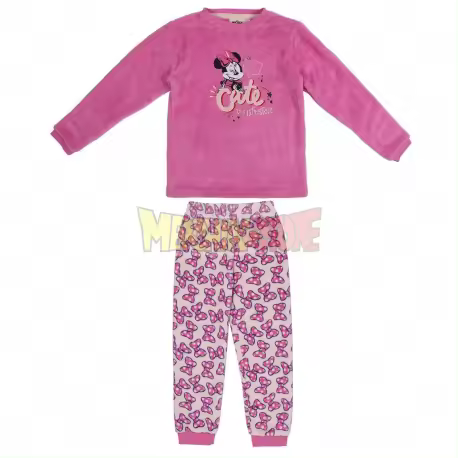 Pijama coralino niña Disney - Minnie 5 años 110cm en caja regalo Raíz MERCHAN-STORE Pijama - 1