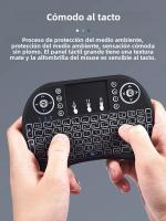 MRSVI I8 Mini Teclado Inalámbrico Con Iluminación De 7 Colores Para Android TV Box PC Ratón Aire 2.4G Remote Compatible Con Russian French Portuguese Arabic - details 5