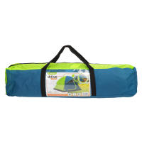 Aktive - Tienda de campaña tipo iglú 4 personas, una habitación, medidas 240x210x130cm, doble techo antilluvia, puerta doble con cremallera y mosquitera superior, carpa camping - details 2