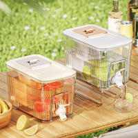 Caraffa De Agua Fría De 6L Con Grifo Para Refrigerador Dispensador De Bebidas Frías Ecológico Para El Verano - details 6