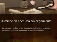 Lámpara Nocturna LED Con Sensor De Movimiento PIR Luz De Noche Recargable USB Para Dormitorio Cocina Armario Escaleras Pasillo - details 6