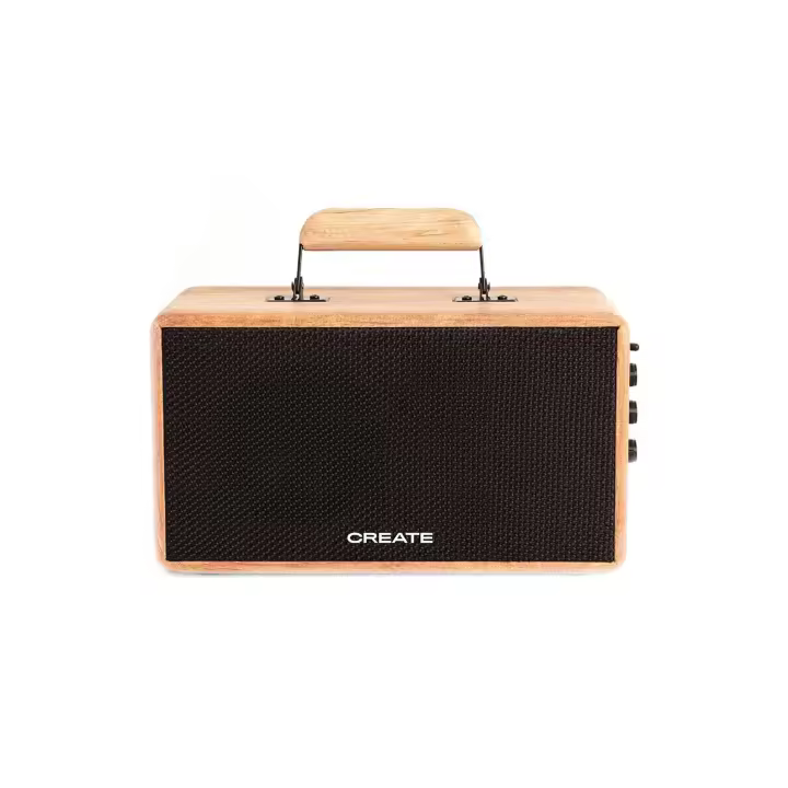 CREATE Altavoz Portátil con Bluetooth 5.2, Reproductor USB - 1