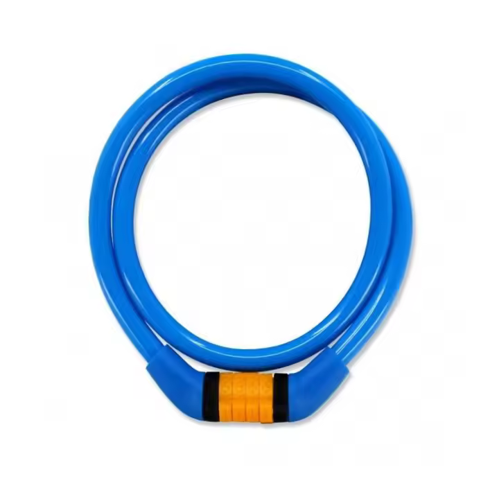 Crazy Safety Candado Bloqueo de Código Color Azul Crazy Safety de ciclismo para bicicleta - 1