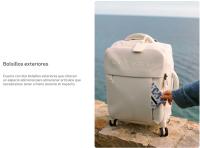 CREATE - Maleta blanda de poliéster con candado TSA y ruedas multidireccionales - LUGGAGE STUDIO SOFT - details 3