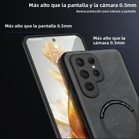 Funda De Cuero Magnética Para Samsung Galaxy S26 S25 S24 S23 S22 S21 Ultra plus Shockproof Wireless Charging Compatible Con Magsafe - details 0