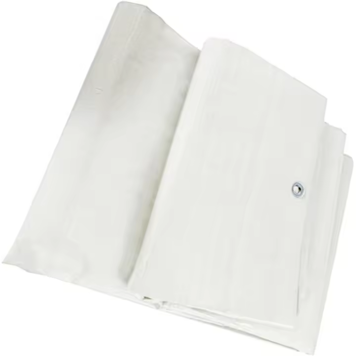 Toldo Impermeable de Polietileno Color Blanco | Protección Solar UV – Resistente, Versátil y Fácil de Instalar para Exteriores - 1