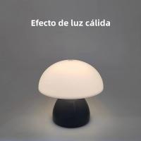 Lámpara De Mesa LED En Forma De Setas Con Carga Y Toque Para Decoración De Habitación De Hotel Bar Y Café Luz Nocturna Creativa Nórdica Pequeña - details 7