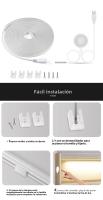 Tira De LED Neón 1-3m 5V Con Sensor De Toque Y Deslizamiento Control Dimmer Luz De Neón Para Decoración De Habitaciones Y Armarios - details 7
