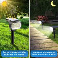 Luces Solares Para Paisaje 46 LED IP65 Impermeables Con 3 Modos Luz Solar Para Jardín Camino Iluminación De Jardín Moderna - details 1