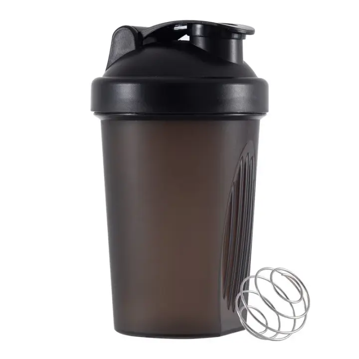Botella De Gimnasio Portátil 400ML Mezclador De Proteína De Caseína Plástico Para Bebida Y Agua Deportiva Fitness - 1