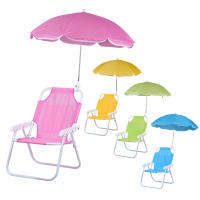 Silla plegable para niños with Sombrilla ajustable y portátil para Playa, camping y Jardín Color Naranja - details 3