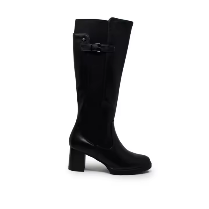 HISPAFLEX 2410 NEGRO BOTA ALTA HEBILLA NEGRO 37018 25I - 1