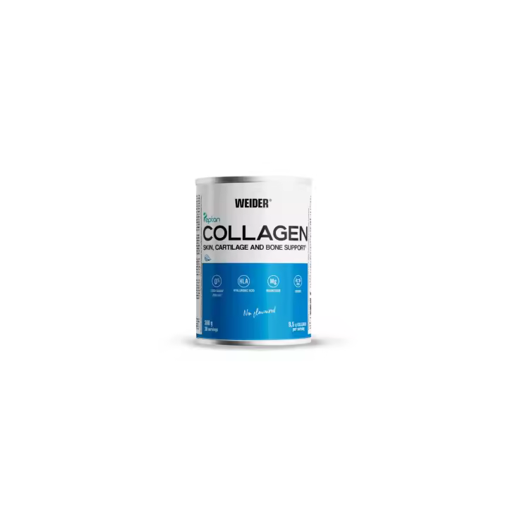 Weider Collagen - Colageno con Acido Hialuronico, Magnesio y Vitamina C - 300 Gr / 0 Grasas y 0 Azúcar - 1