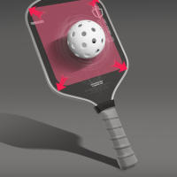 Pala De Pickleball SWORD&SHIELD Con Mecanizado Integrado Calor Núcleo De Polipropileno Césped De Miel Gran Spot Dulce 16MM Grueso Textura - details 6
