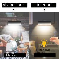 Lámpara Solar De Cadena De 3m Con Interruptor De Tirón Para Exterior E Interior Mejorada Para Granero Habitación Balcón Ponedero - details 2