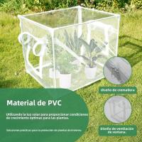 Carpa De Jardín Para Plantas Insecto-Resistente Y Anti-Pájaros PVC Cubierta Invierno Calor Anti-UV Viento Portable Para Flores - details 9