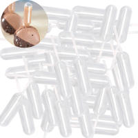 50Pcs Mini Pipetas Desechables De 4ml Plásticas Para Transferir Salsas Y Crema Para Pasteles De Fresa Y Helado - details 5