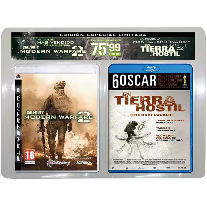 Call of Duty Modern Warfare 2 - PS3 - Nuevo precintado - PAL España - Incluye de regalo el blu ray de la película "En Tierra Hostil" - 1