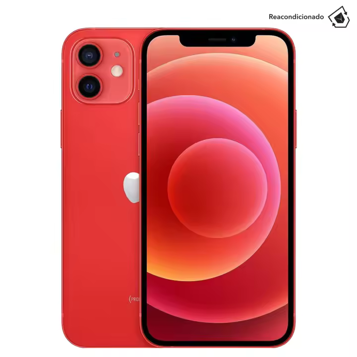 Apple iPhone 12 Reacondicionado 15,5 cm (6,1") 128 GB 5G iOS, iPhone 12, 15,5 cm (6,1"), 2532 × 1170 píxeles, 128 GB, doble cámara (12 MP + 12 MP), disponible en diferentes colores | Garantía de 3 años - 1