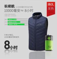 ZLY Chaleco calefactor unisex, 9 zonas calefactoras, chaqueta calefactora sin mangas ajustable en 3 niveles - details 1