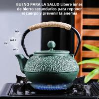 GIANXI Tetera De Hierro Fundido De 900ML Con Patrón De Sakura Kettle De Té Con Strainer Para Café Y Agua Juego De Cocina - details 3