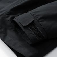 Chaqueta De Camping Impermeable Para Hombres Capucha Cremallera Cargo Windbreaker Ligera Para Primavera Y Otoño Exterior - details 7