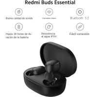 Xiaomi Redmi Buds Essential - Auriculares de Oído con IPX4 Calidad de Sonido HD, Bluetooth 5.2, duración de la batería de 18 Horas, Resistencia al Agua IPX4, Modo Mono/estéreo, Modo de Juego, Llamada Clara(Negro) - details 3