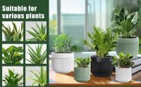 Macetas de Cerámica con autorriego, indicador de nivel de agua con orificios de Drenado, macetas de exterior con autorriego para plantas de Interior, macetas Grandes de Facil Cuido, macetas para Potos Violetas - details 1