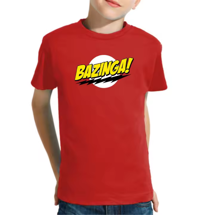 The Fan Tee Camiseta de NIÑOS NIÑAS The Big Bang Theory Sheldon Penny Geek Nerd 001 - 1