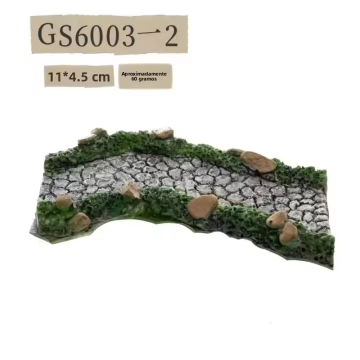 Ruta De Piedra Artificial Para Jardín De Fadas Miniatura Decoración De Paisaje Micro Para Macetas DIY Material De Resina - 1