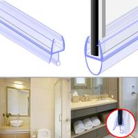Tira De Sellado Portátil Para Puerta De Ducha Y Ventanas Transparente Antigolpes PVC Para Baño Resistente Al Agua - details 6