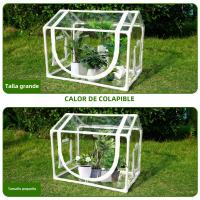 Carpa De Jardín Para Plantas Insecto-Resistente Y Anti-Pájaros PVC Cubierta Invierno Calor Anti-UV Viento Portable Para Flores - details 5