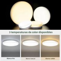 Lámpara De Techo LED Ultra Delgada MARPOU Iluminación Natural Interior Cuadrada Redonda 18W 24W 36W 48W Para Sala De Estar Dormitorio - details 7