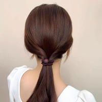 10Pcs Set De Cinturones Para El Cabello Elásticos Duraderos Moda Anillas De Cabello De Goma Para Cola De Caballo Cabello Rizado - details 11