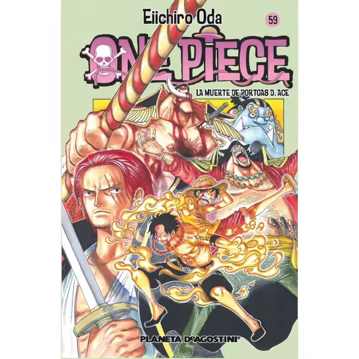 Libro One Piece nº59. La muerte de portgas a. ace Editorial PLANETA COMICS Año 2011 Autor Eiichiro Oda ISBN 9788468472737 - 1