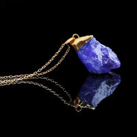 Collar De Gota De Amatista Irregular Para Mujer Collar De Cristal Sanador De Chakra Piedra De Citrine Regalo De Cumpleaños - details 14