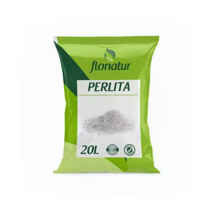 Flonatur. Perlita, mineral para mezclar con sustrato, válido para cualquier cultivo, formato en saco. - 1