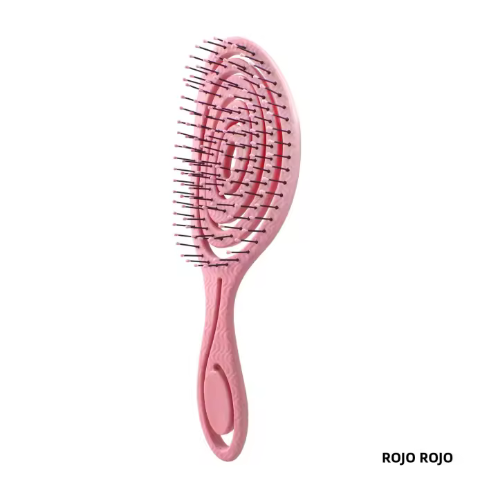 TK Cepillo De Pelo Para Masaje Y Desenredar Nylon Herramienta De Peluquería Para Cabello Rizado Uso En Salón De Belleza - 1